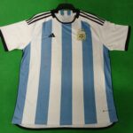 Argentina Fan Edition Half sleeves Jersey ~ Sky Blue White