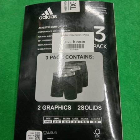 Adidas Underwear 3 Piece