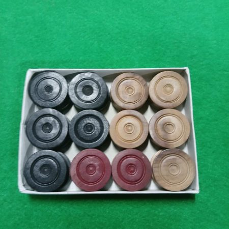 Basco Wooden Carrom Guti 1 Set